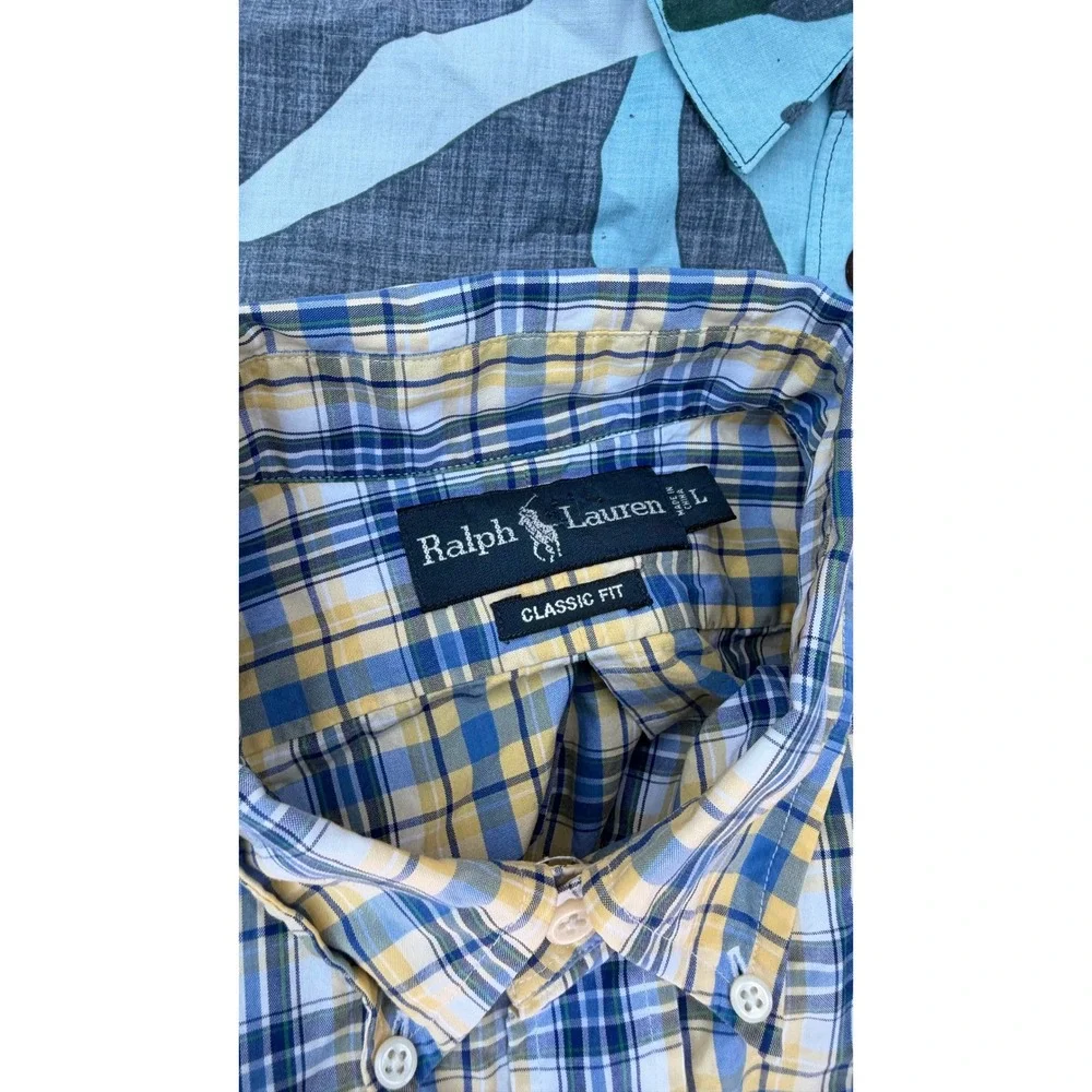 Lot of 9 | Mens L-XXXL Button Down Shirt Ralph Lauren Peter Millar BKE VRST